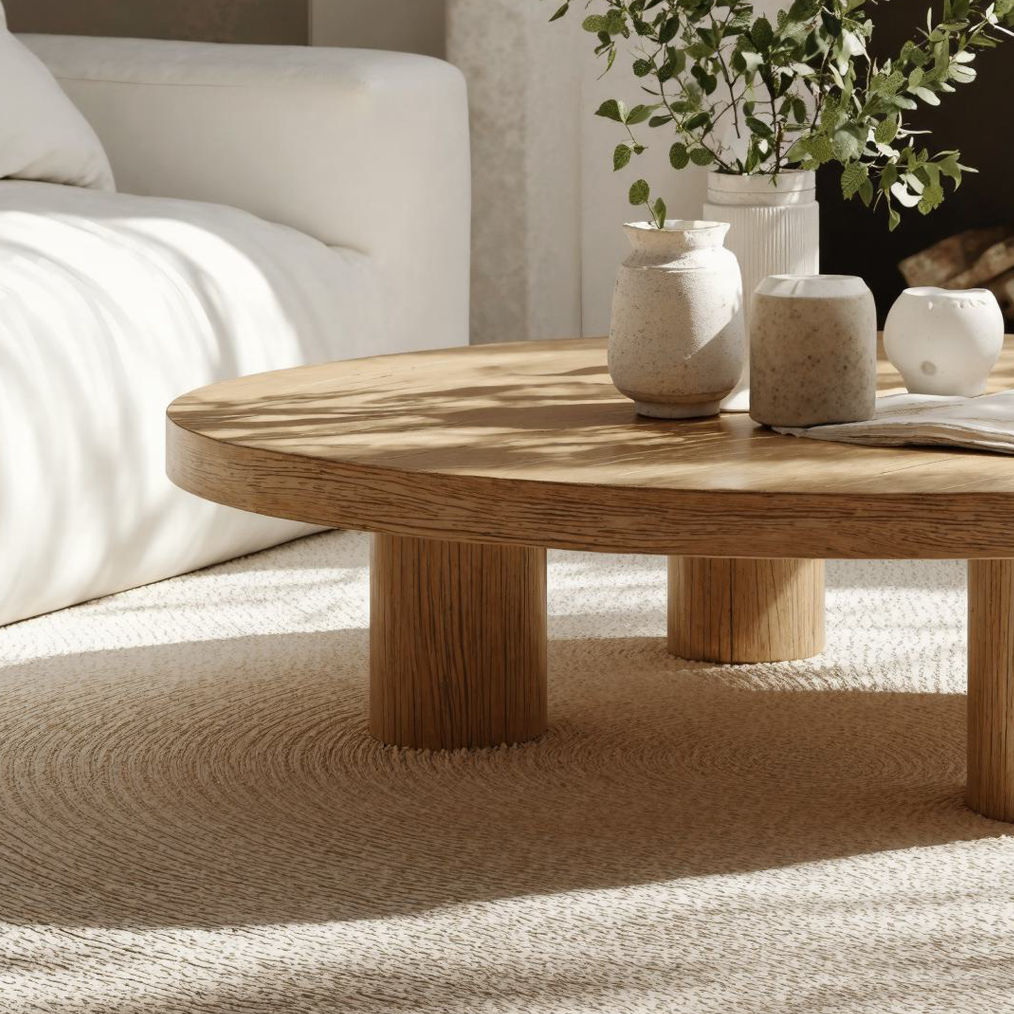 Handmade Oak Coffee Table SILDTCF040