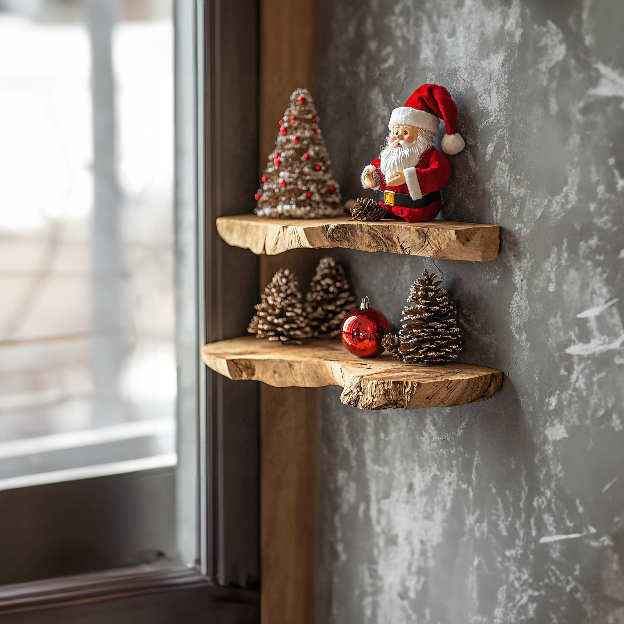 Floating Edge Shelves Wall Shelves Christmas Decor SILDTFL086