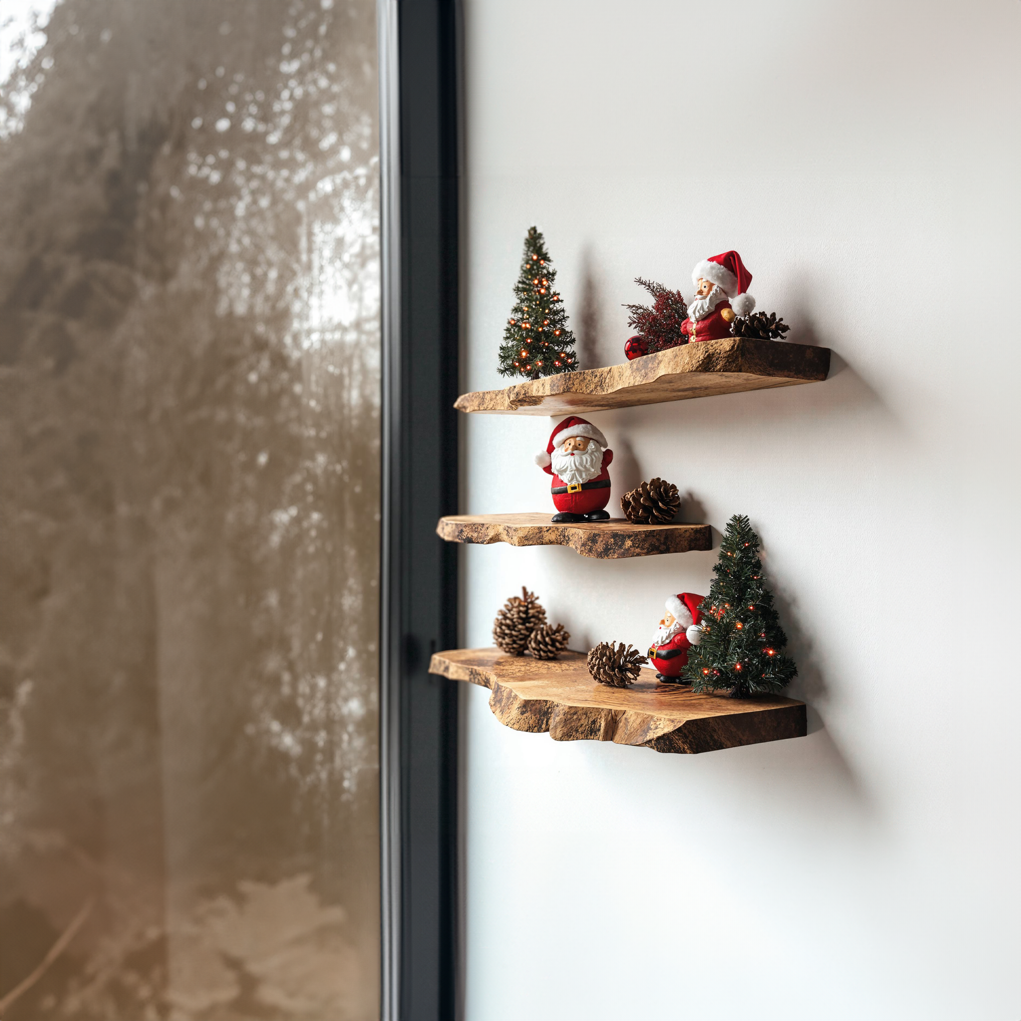 Wall Floating Shelf Christmas Unique Decor SILDTFL074