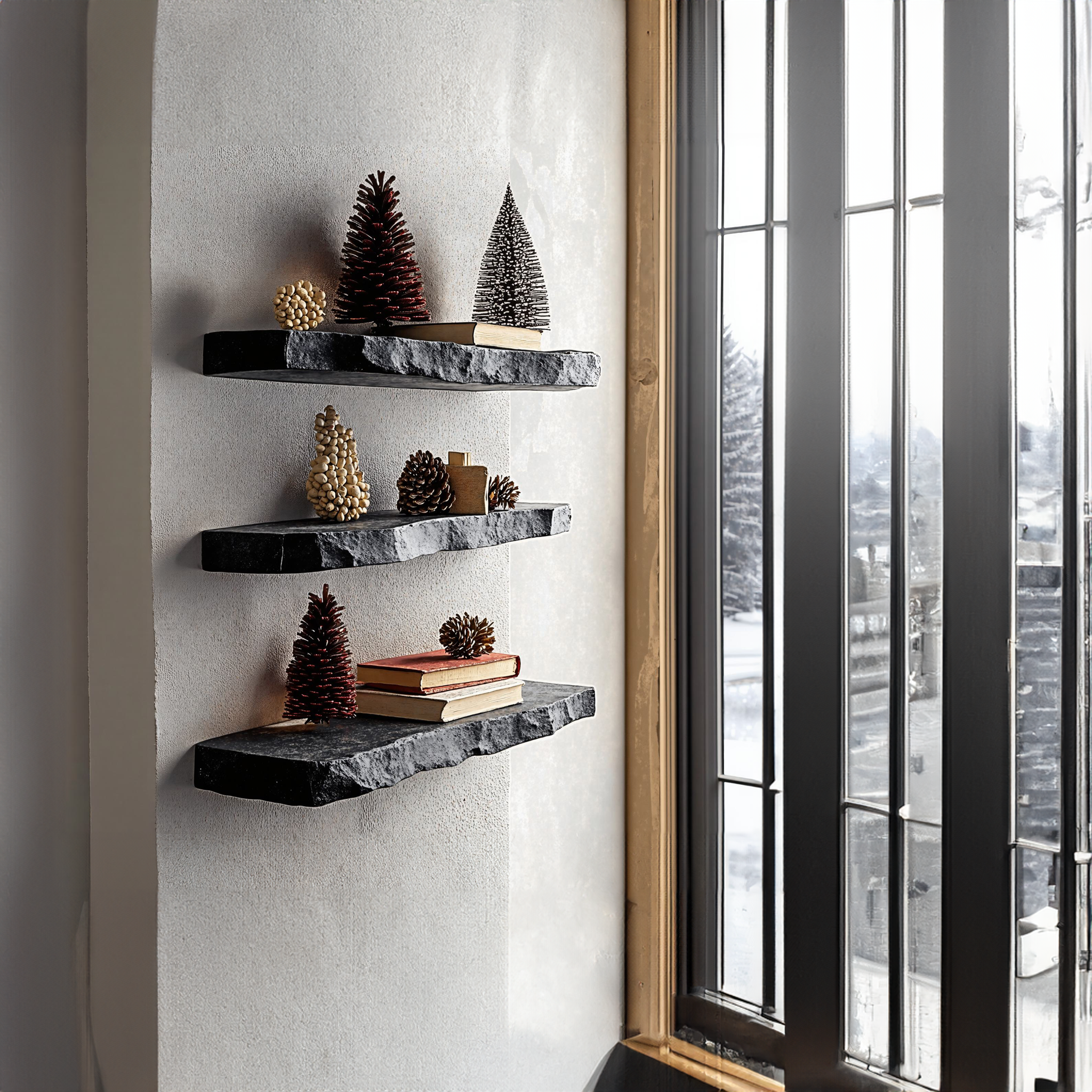 Floating Wall Shelves Wooden Shelves Christmas Gift SILDTFL084