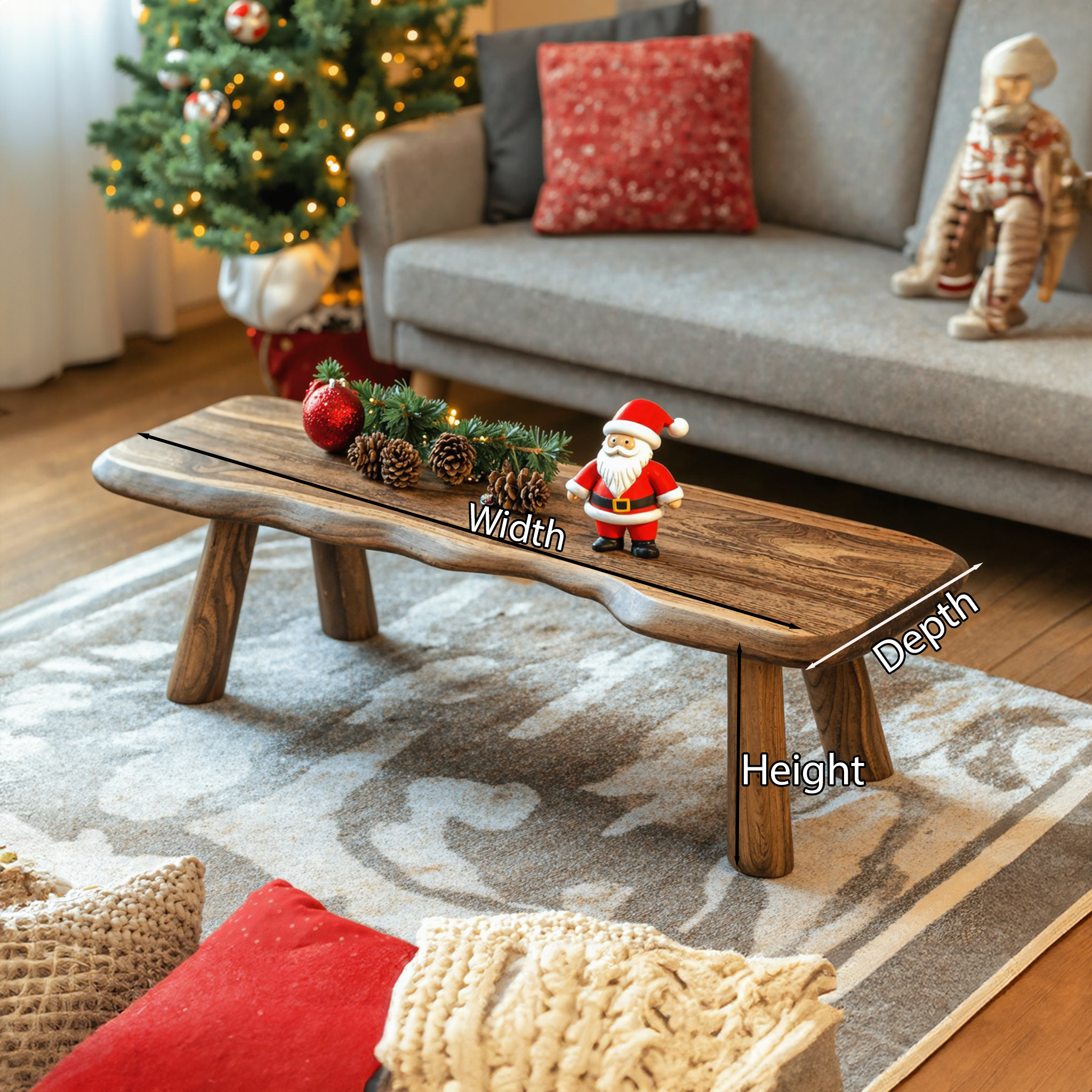 Reclaimed Xmas Coffee Table End Table SILDTCF011