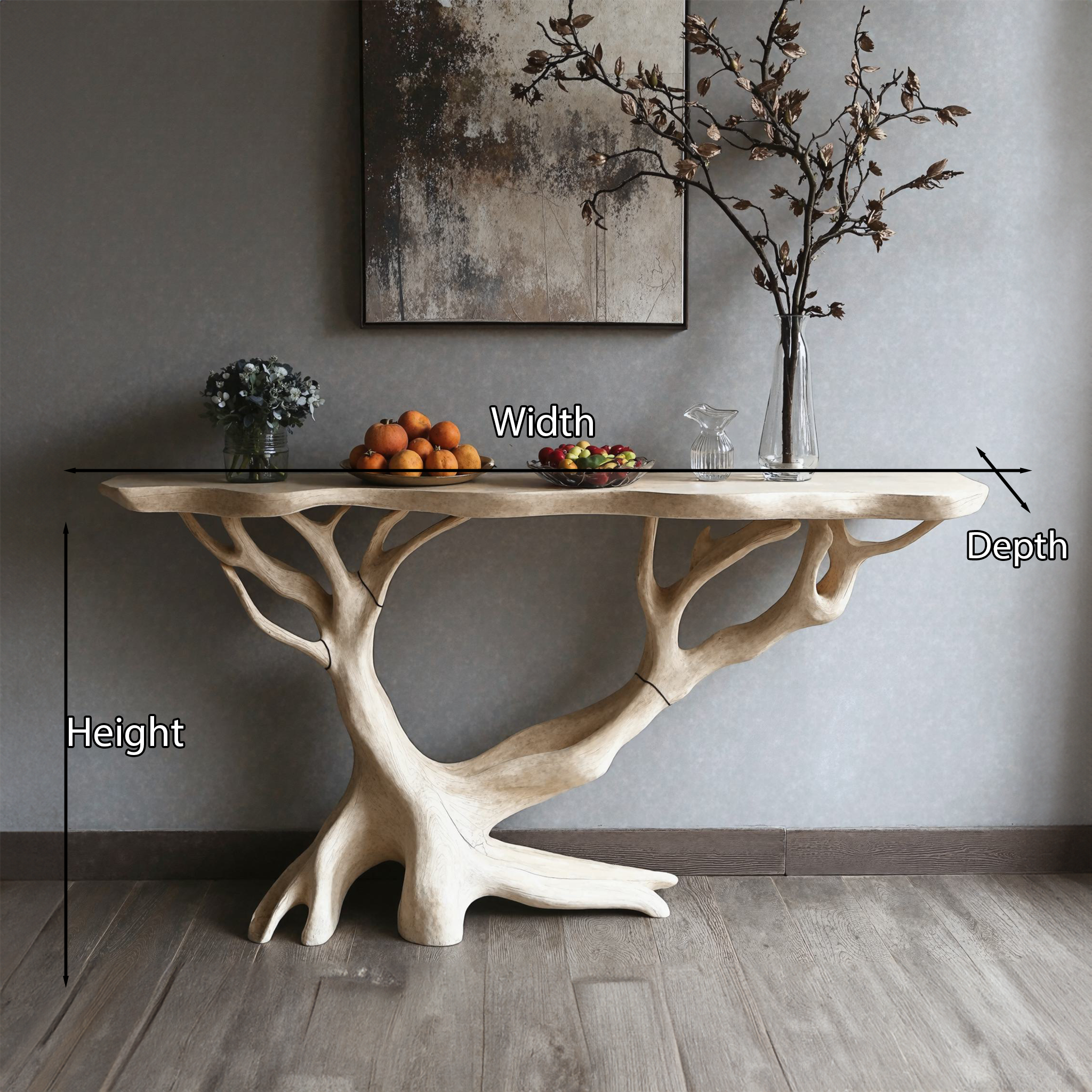 Custom Console Table Farmhouse Table Decor SILDTCSC011