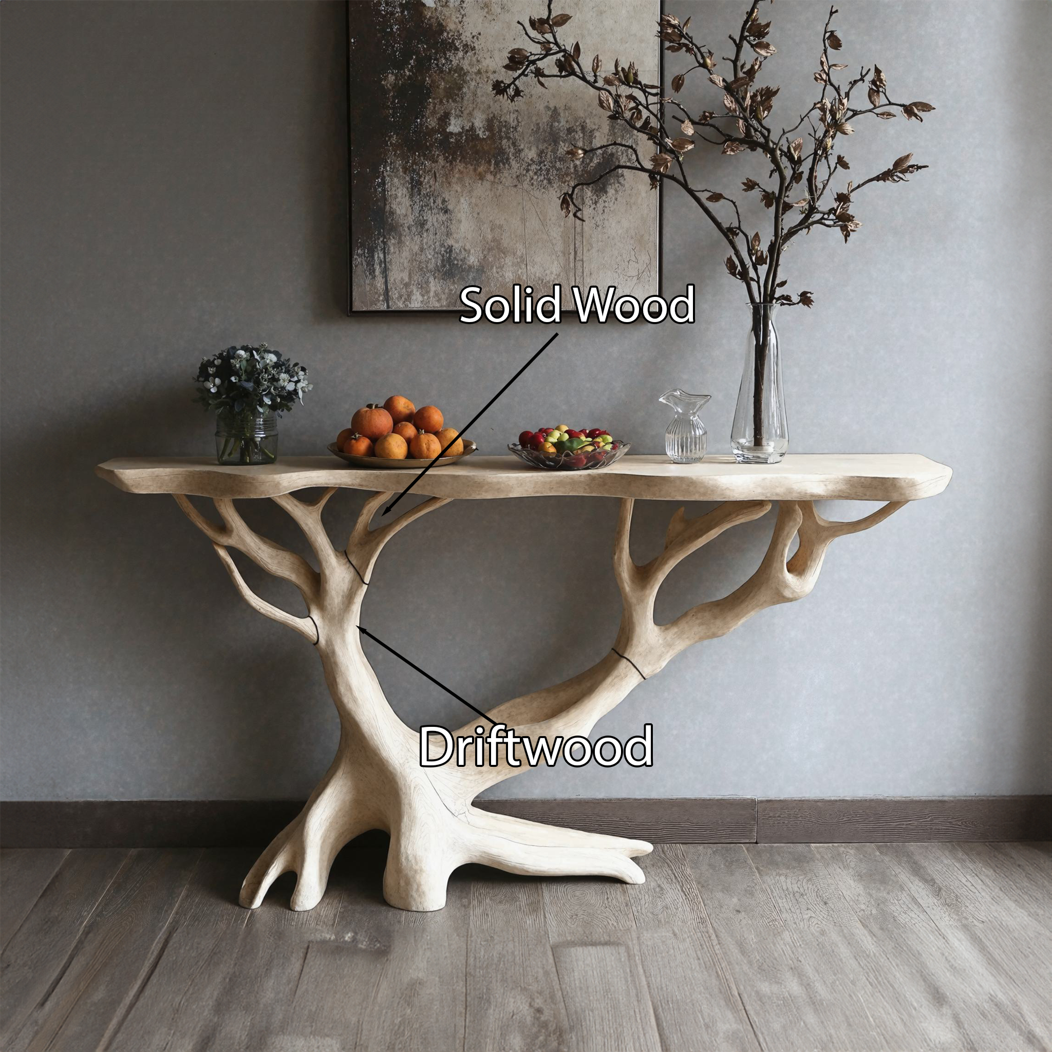 Custom Console Table Farmhouse Table Decor SILDTCSC011