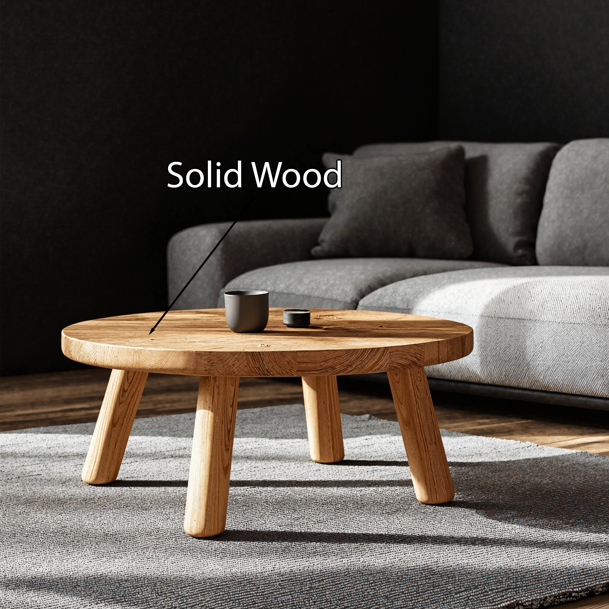 Oak Coffee Table Handcrafted SILDTCF033